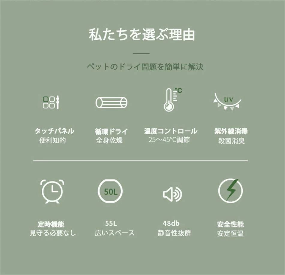 ペット 乾燥機 ペット 乾燥 機 ボックス ペット乾燥ボックス 犬ドライルーム 犬用 ペット乾燥箱 ドライハウス 自動 犬 猫 スッキリ 急速乾燥ケースルーム 静音 静か オールシーズン ハンズフリー ドライヤーボックス 風速 七段温度調整