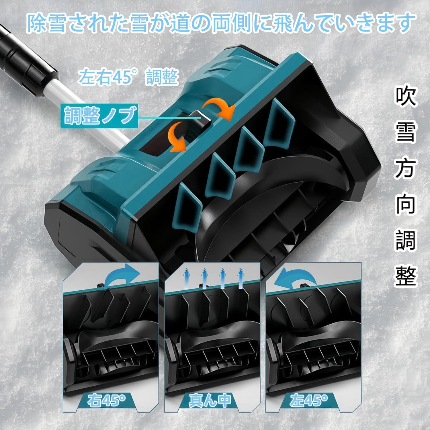 【1年保証★ 冬の大人気】除雪機 電動除雪機 除雪器具 電動除雪スコップ 除雪幅33cm 大容量バッテリー 2個 コードレス 充電式スノーショベル 家庭用軽量 手持ち式 コードレス 除雪機 さまざまな路面 3方向吹雪 操作簡単 伸縮 折りたたみ式除雪機 保管が簡単