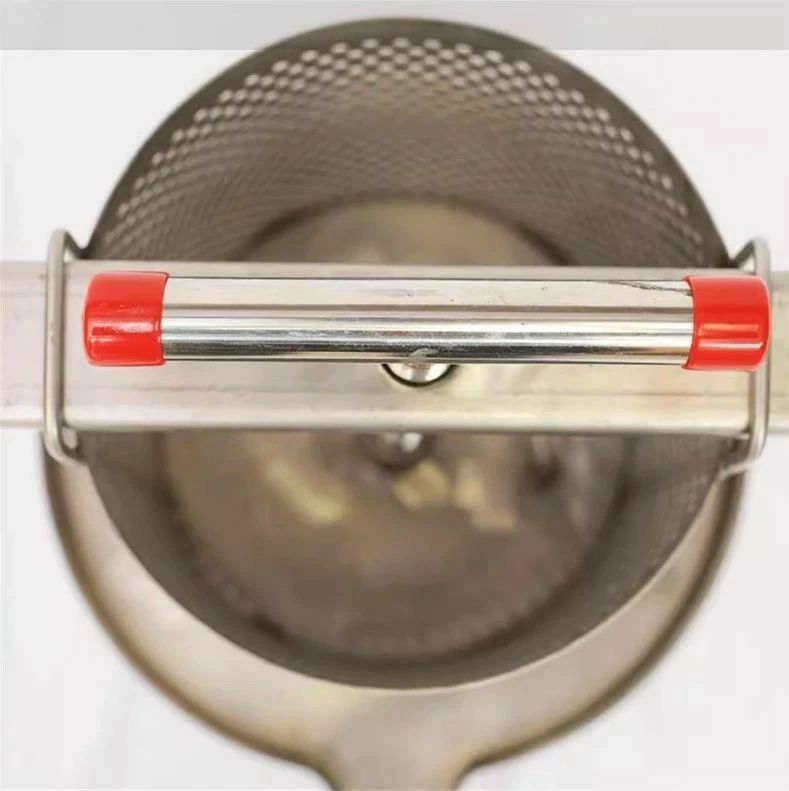 ステンレスハニープレス 蜂蜜圧搾機 蜂蜜分離器 ワックス押え 蜜を絞り器 蜂蜜抽出器 養蜂器具 蜂蜜分離器 採蜜器 プレス機 蜂蜜手動式 蜂蜜ワックスプレス ハニープレス 圧縮製蝋器 蜜こし器 ミツバチ 厚手ステンレススチール製