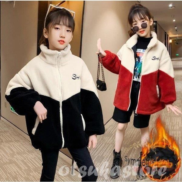 コート キッズ 女の子 おしゃれ 子供服 冬 アウター 厚手 ボアコート ショートコート 中綿コート ジャケット キッズコート 子供コート 暖かい 防寒 可愛い 新品