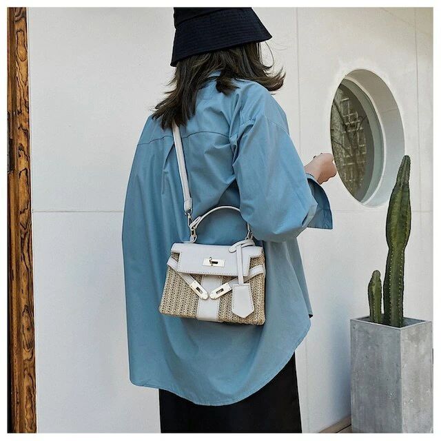 カゴバッグ ストローバック 2way かごバッグ カバン bag レディース ショルダーバッグ 可愛い 小ぶり 籠 バッグ a4625