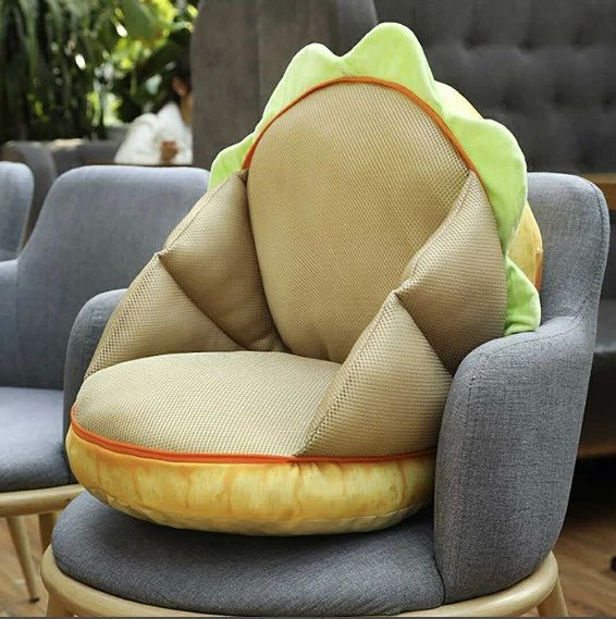 【人気商品】 クッション 椅子 ハンバーガー 抱き枕 ぬいぐるみ 肉 レタス かわいい チャーミング おもちゃ 誕生日 クリスマス ギフト サプライズ 友人 家族 パーティー 恋人 お遊戯会 子供 イベント SNS アメリカン クリスマス 撮影 バレンタイン