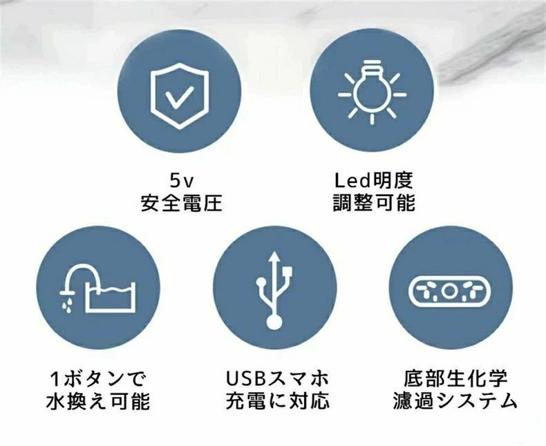 人の心をやすらげる観賞魚水槽 海の仲間たち LED ロマンチック 癒し 部屋装飾?プレゼント?オフィス置物