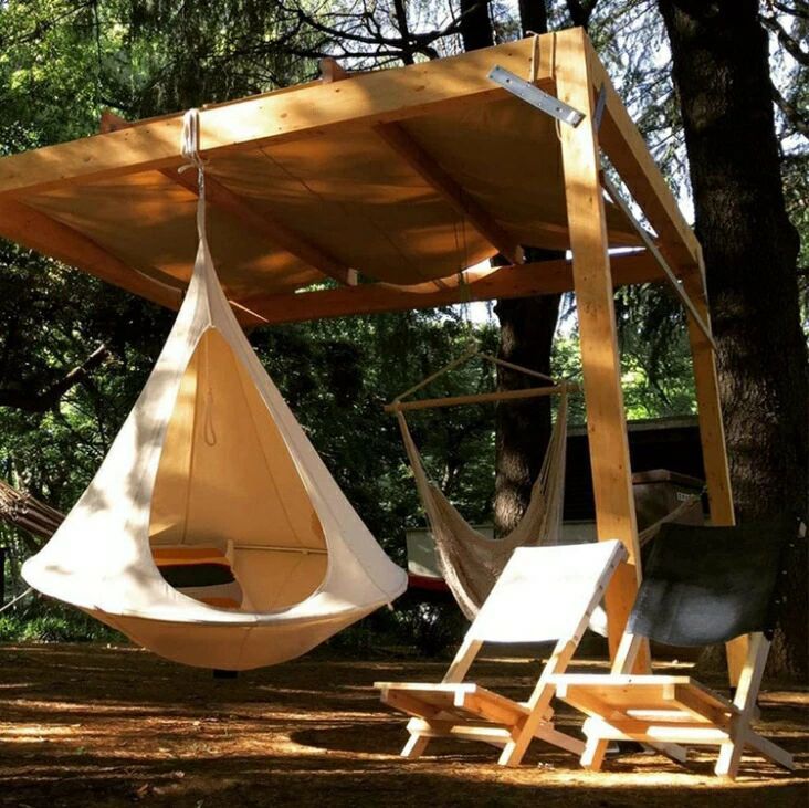 キッズ＆大人屋内屋外のハンモックテントハマカパティオの家具のためのハンモックをぶら下げフライングソーサー形状ハンモックスイングチェアティーピーツリー 白 100*110cm