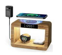 目覚まし時計 光 ワイヤレス 3in1 ワイヤレス充電器 デジタル時計 Iphone Samsung Qi対応 携帯電話 Apple Watch Airpods...