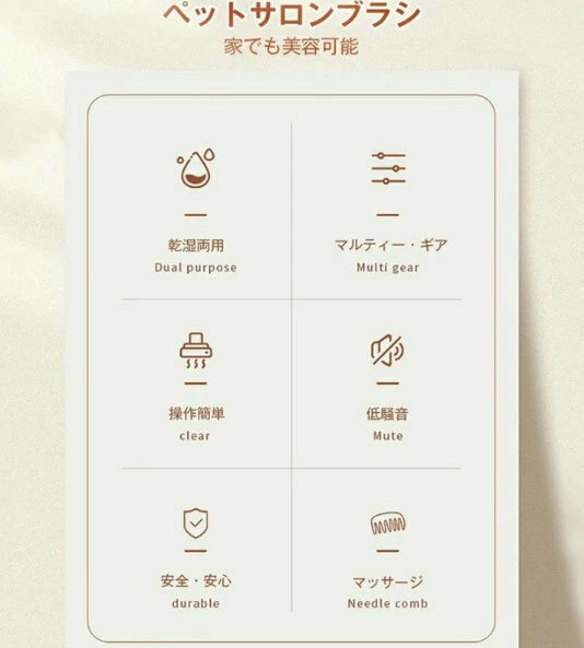 ペットブラシ ドライヤー 電動ブラシ ペットドライヤー 犬猫両用 スリッカーブラシ ペットグルーミング ペット用品 ブラシ 3段階温度調節 抜け毛取り お手入れ用品 マッサージブラシ ペットグッズ ペットサロン