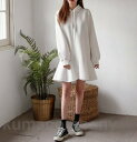 裏起毛 フード付き パーカー ワンピース レディース ミニ 膝丈 長袖 マーメイドワンピース 大きいサイズ 3L フリル フレア 白 黒 シンプル カジュアル 秋冬 春秋 大人可愛い 韓国 ファッション 春 秋 冬