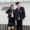 jk 制服 5点セット ブレザー制服 リボン チェック柄 プリーツスカート 女子 スカートセット 男子ズボンセット 入学 高校 中学 学生服 なんちゃって制服 女子高生スカート レディース 制服 セット 男子制服セット カップルブレザーセットXS-5XL