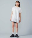 スペシャルプライス【公式】MILKFED. ミルクフェド PANELED LACE DRESS ワンピース 花柄 レース カットソー トップス ドレス レディー...