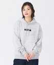 【公式】MILKFED. ミルクフェド EMBROIDERED BAR SWEAT HOODIE パーカー バーロゴ スウェット 裏起毛 フーディー レディース トップス 上着 おしゃれ 人気 贈り物 ギフト プレゼント