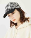 スペシャルプライス【公式】MILKFED. ミルクフェド LOGO TWEED CAP キャップ ツィード ロゴ 帽子 レディース 人気 おしゃれ プレゼント ...