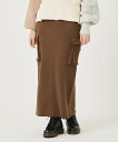 スペシャルプライス【公式】MILKFED. ミルクフェド SWEAT_CARGO_SKIRT_MILKFED. スカート タイトスカート スウェット マキシ丈 ...