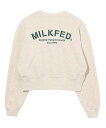 MILKFED. ミルクフェド DAILY CREWNECK SWEAT TOP スウェット トレーナー　レコメンド