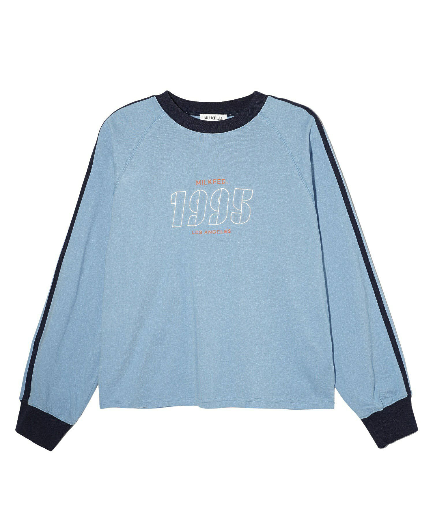 MILKFED. ミルクフェド SIDE STRIPE L/S TOP Tシャツ ロンT　レコメンド