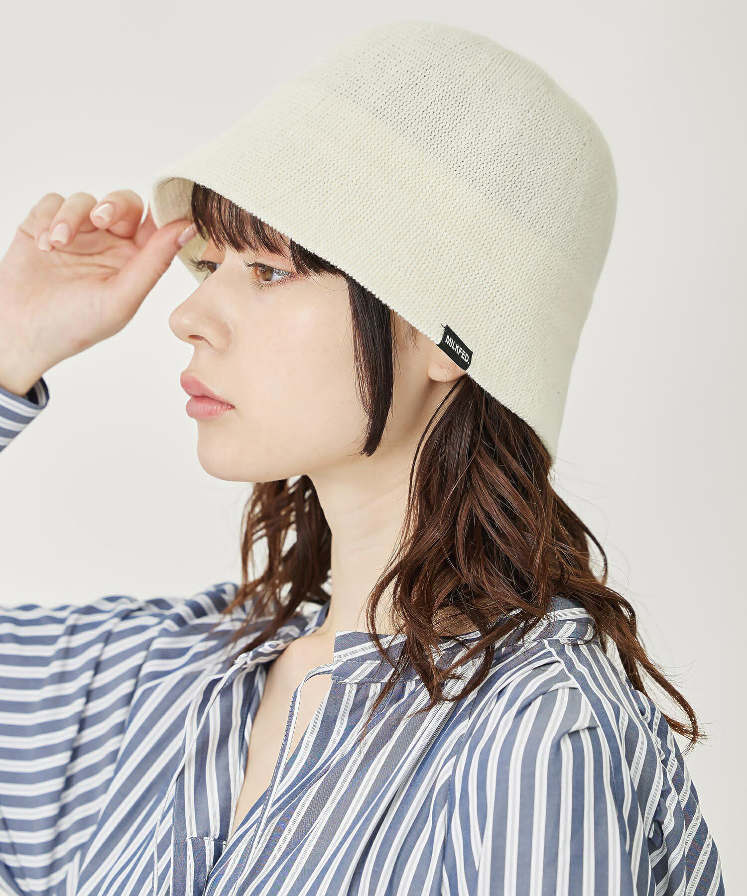 スペシャルプライス【公式】MILKFED. ミルクフェド THERMO HAT MILKFED.