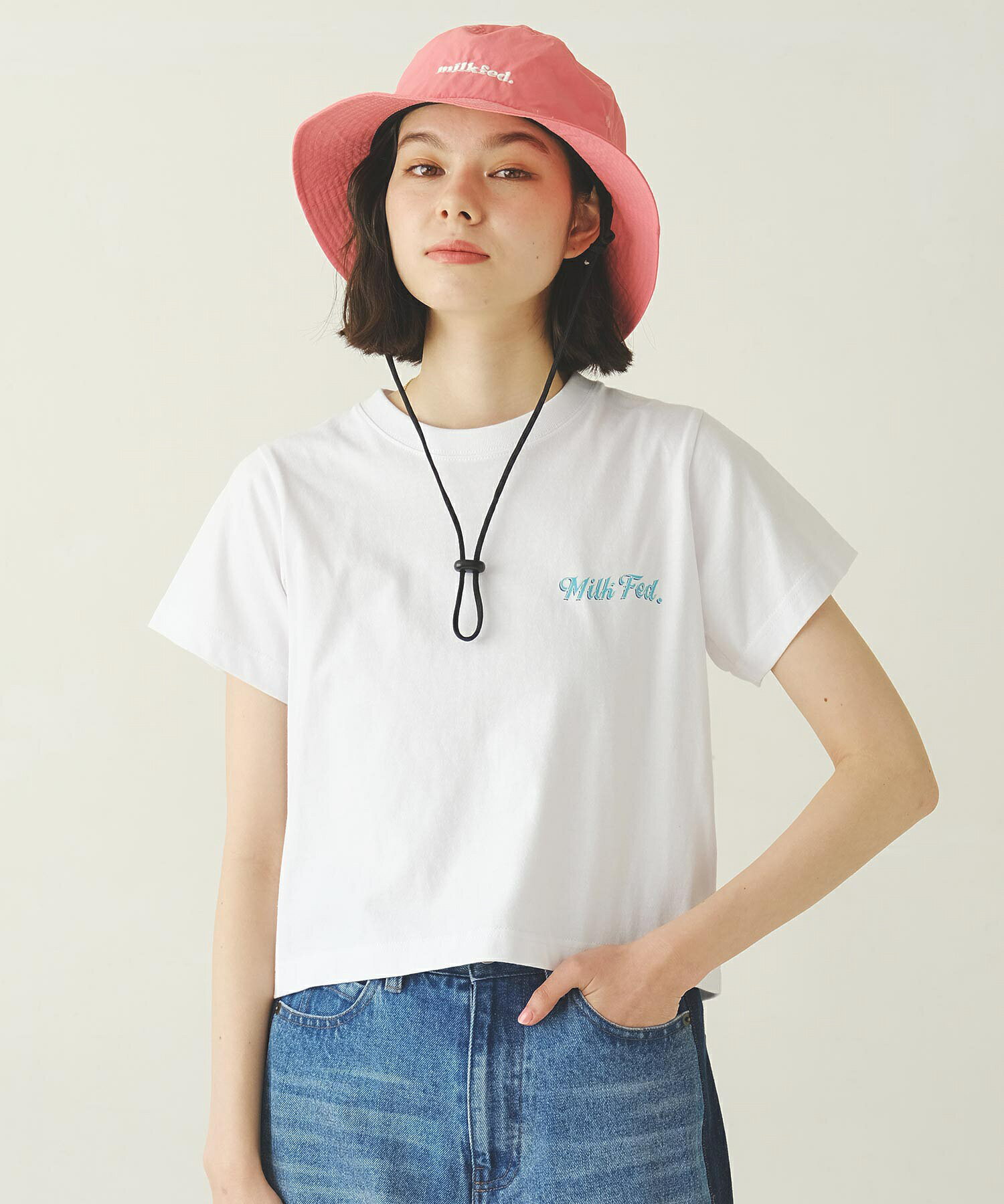 ڸMILKFED. ߥ륯ե SOFT SERVE COMPACT S/S TEE ȥåץ T