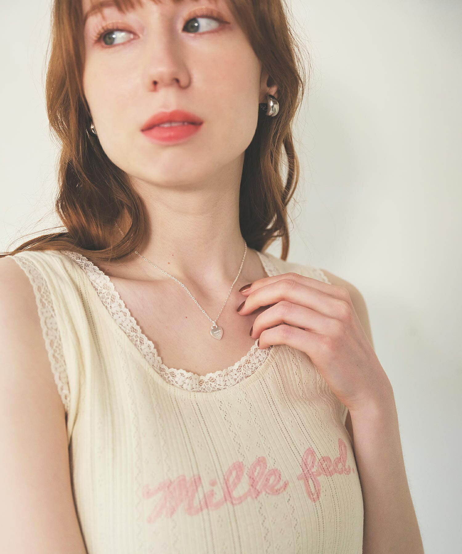 【公式】MILKFED. ミルクフェド LACE TANK TOP タンクトップ