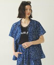 スペシャルプライス【公式】MILKFED. ミルクフェド FLORAL SHIRT 半袖シャツ フローラル シャツ レディース リゾート SALE セール