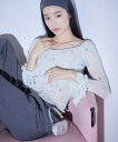 スペシャルプライス【公式】MILKFED. ミルクフェド MILKFED. × LANIE USAGI MESHED TOP メッシュトップス シースルー コラボ SALE セール