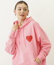 特価【10%OFF】【公式】MILKFED. ミルクフェド BIG HEART SWEAT HOODIE スウェットパーカー