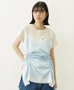 【公式】MILKFED. ミルクフェド GATHERED CAMISOLE キャミソールトップス レイヤード