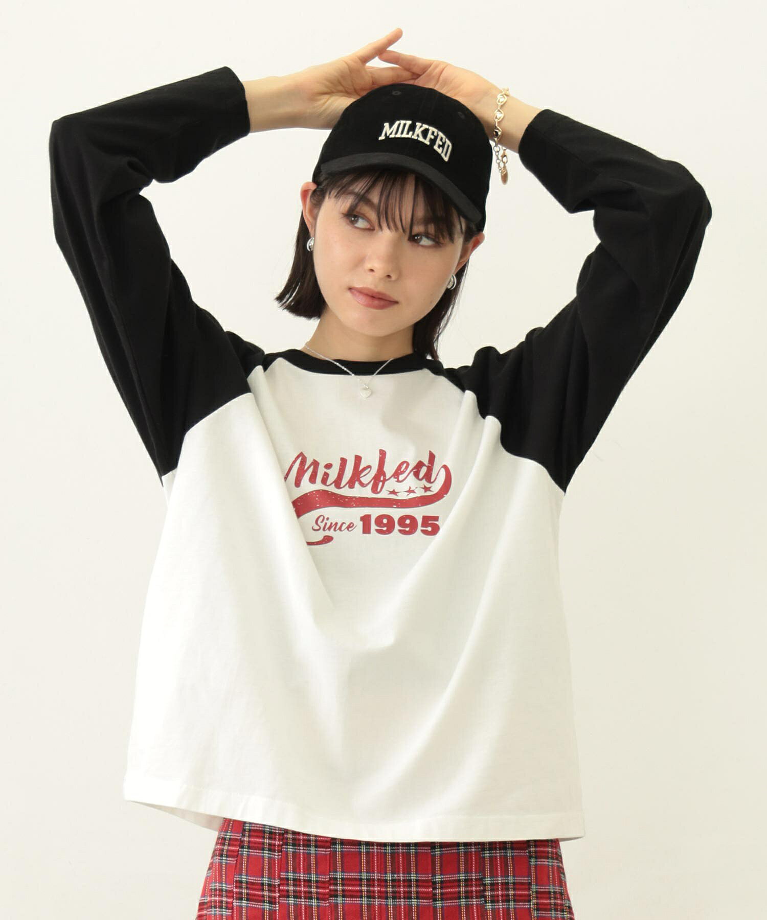 【公式】MILKFED. ミルクフェド LOGO PATCH B/B TEE 長袖トップスのサムネイル