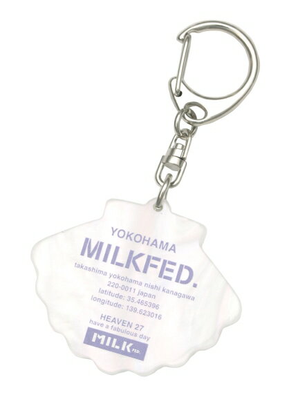 MILKFED.(ミルクフェド)SHELL KEYCHAIN