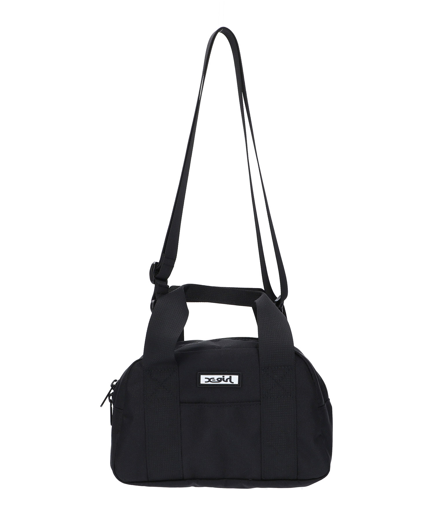 【公式】X-girl エックスガール BOX LOGO SHOULDER BAG ショルダー バッグ 2WAY ハンドバッグ シンプル 定番 ギフト プレゼント