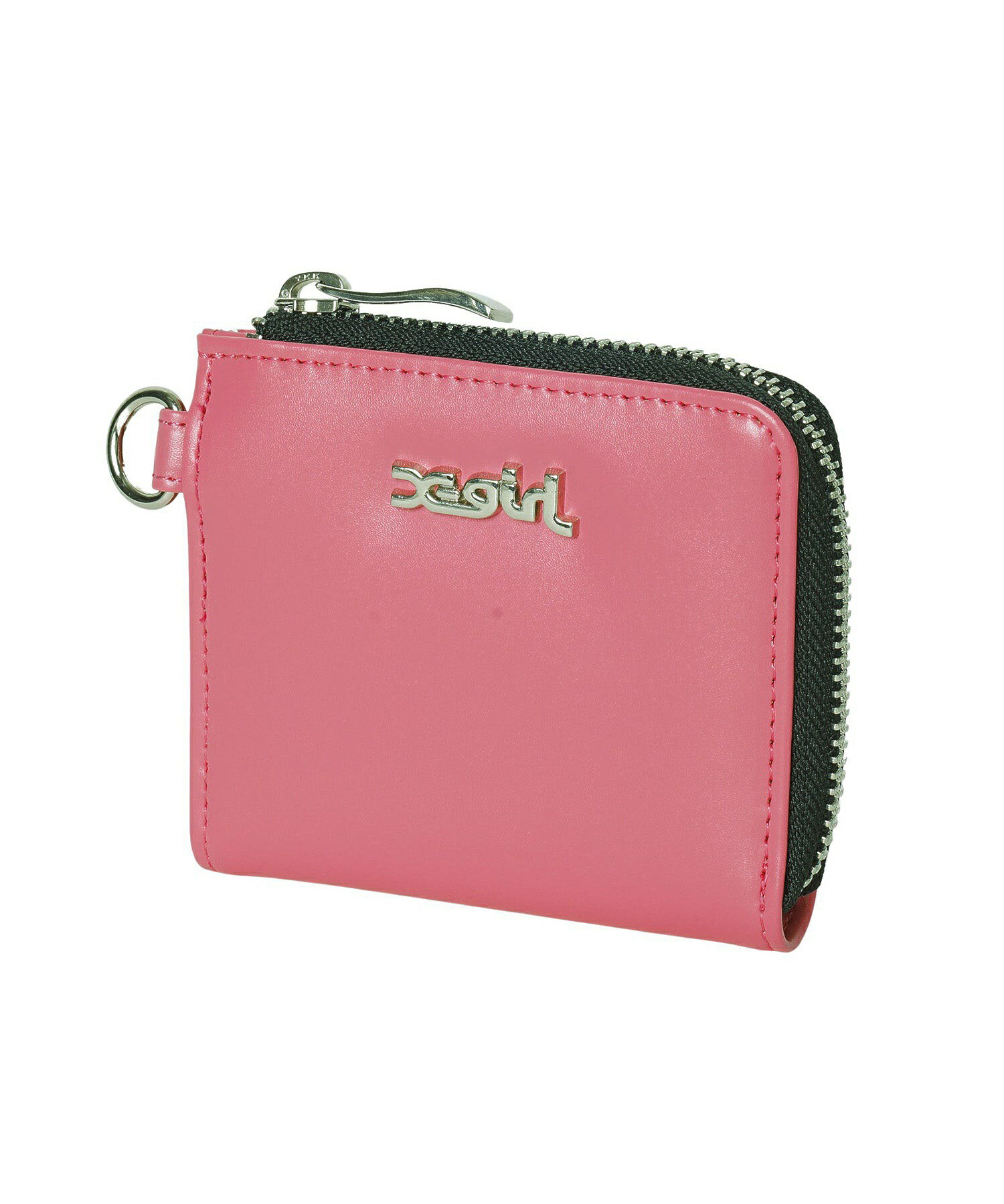 楽天XLARGE X-girl公式calif楽天市場店【公式】X-girl エックスガール FAUX LEATHER ZIP MINI WALLET 財布 ミニウォレット 二つ折り財布