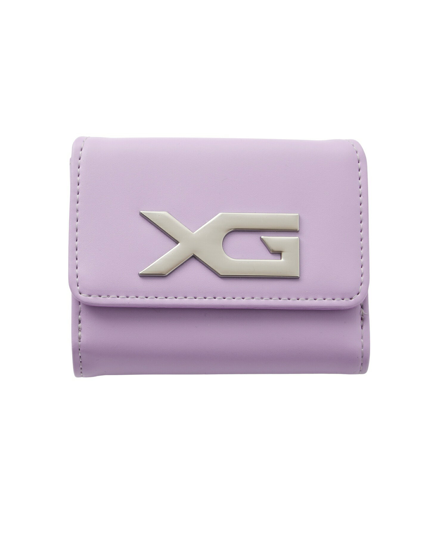 【公式】X-girl エックスガール XG EMBLEM BUCKLE FAUX LEATHER MINI WALLET ミニウォレット 財布 ロゴ
