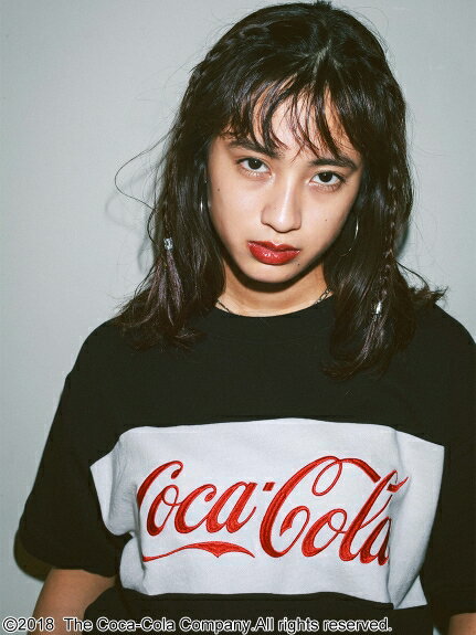 X-girl(エックスガール)COCA-COLA BY X-GIRL S/S SWEAT TOP