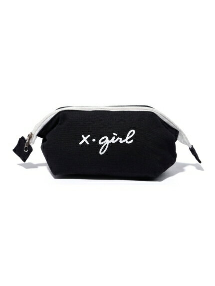 X-girl(エックスガール)CURSIVE LOGO POUCH