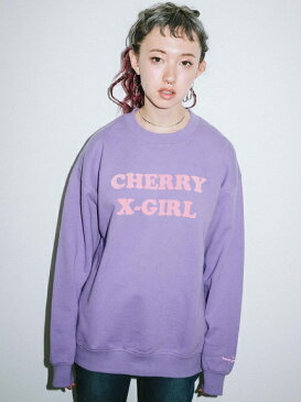 X-girl(エックスガール)X-girl × Vanna Youngstein CREW SWEAT TOP