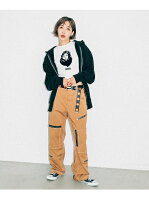 【公式】X-girl エックスガール #1 SKATER FLIGHT PANTS スケートボード パンツ ズボン レディース ボトムス ベージュ