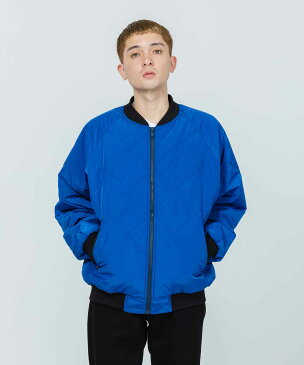 【公式】XLARGE エクストララージ REVERSIBLE QUILTED BOMBER JACKET リバーシブル キルティング 柄 ブルゾン ジャケット スウェット アウター メンズ 長袖 ロゴ OUTER