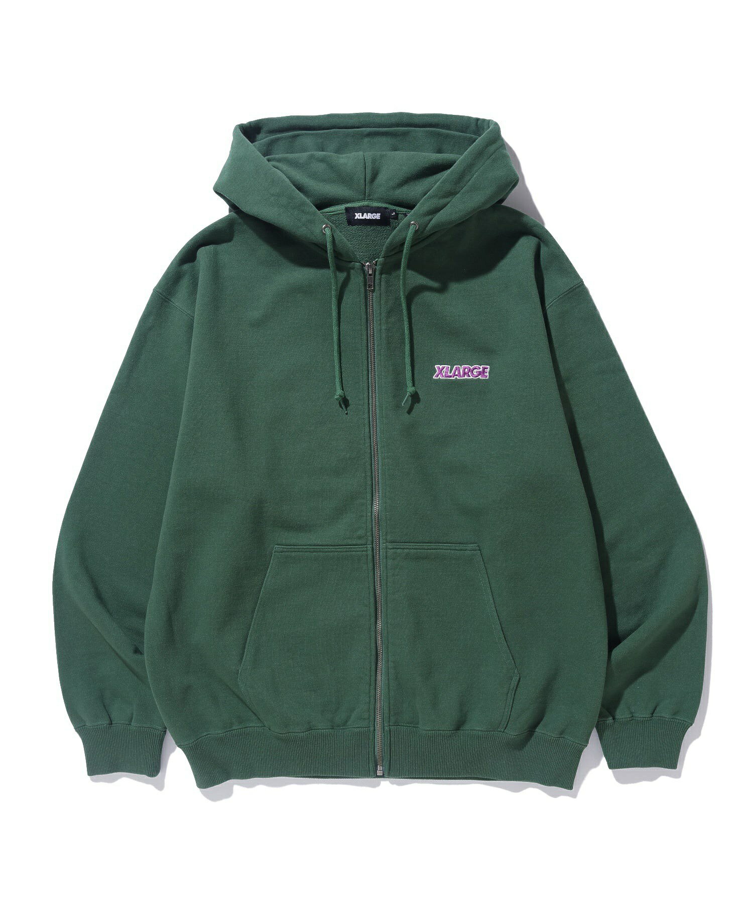 【公式】XLARGE エクストララージ STANDARD LOGO ZIP HOODED SWEATSHIRT スウェット トレーナー パーカー【XLベーシックロゴ】