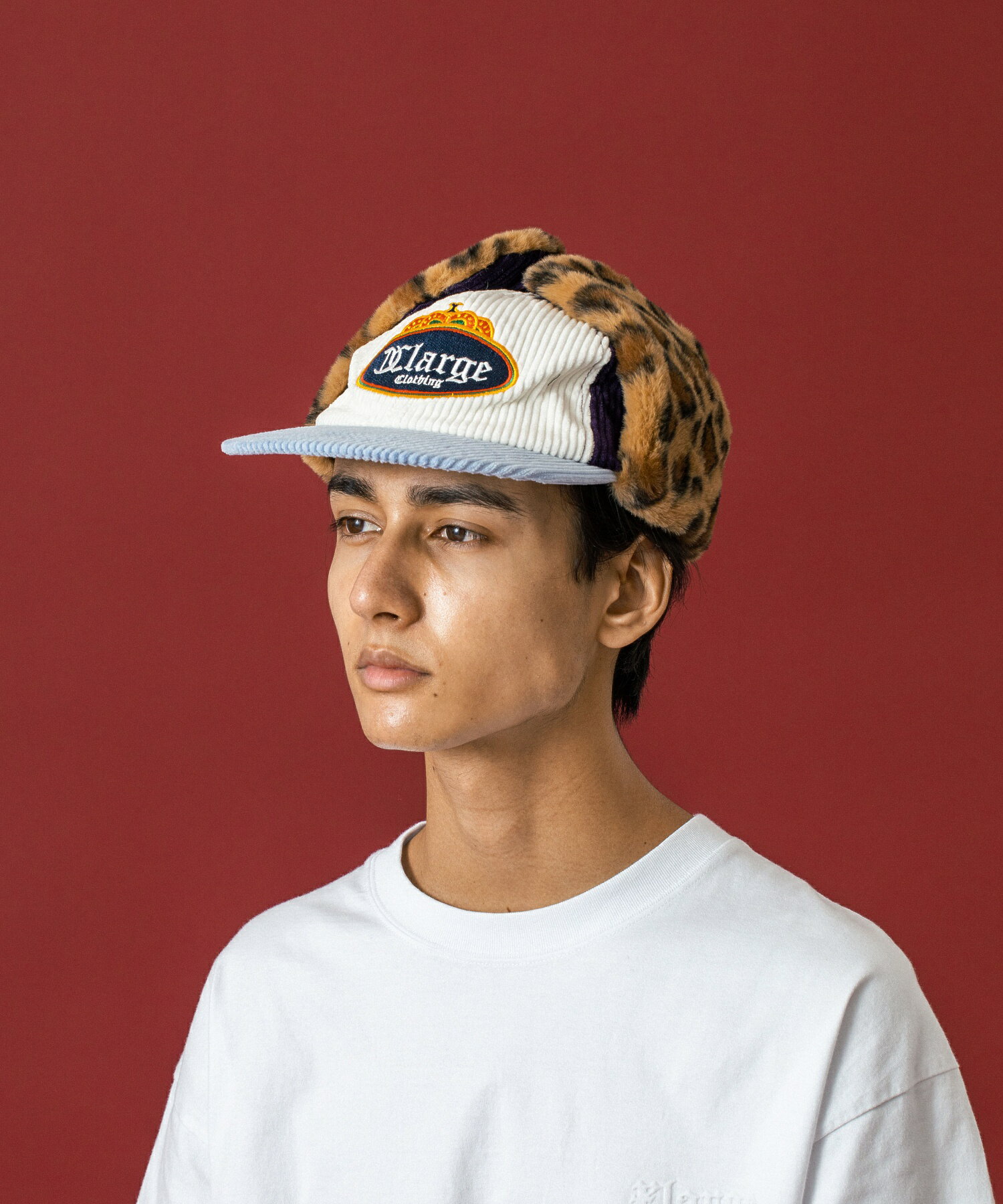 【公式】XLARGE エクストララージ DOG EAR CAP キャップ ベロアキャップ 帽子 キャップ ドッグイヤー ヒョウ柄 レオパード アニマル 耳 暖 秋冬