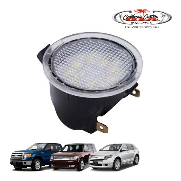 カリフォルニアカスタム フォード 09-13y F-150 フレックス 07-13y エッジ LED アプローチランプユニット 片側 1個 9SMD ホワイト ドアミラー ウェルカムランプ