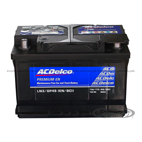 AC DELCO / AC デルコ バッテリー LN3 欧州車用 （BMW E40 E46 E85 E90 MINI R56 Audi A3 A4 A6 VW ゴルフ5 6 プジョー 308 407 VOLVO 850 940 C30 S60 XC70 ベンツ W201 W168 169 W245 W124 W210 W463）