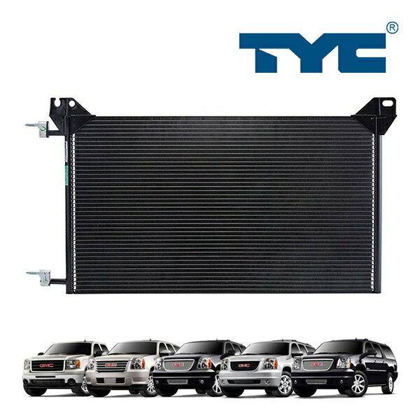メーカー TYC 品名 A/Cコンデンサー 4953 管理番号 q541 品番 4953 内容 エアコンコンデンサー　1個 仕様 コア幅：718mm用(コア幅864mmは不可) 互換純正品番：GM#20913751、 25967385、ACDELCO#15-63666 説明 TYC製のエアコンコンデンサー1個です。 エアコンの熱交換器の役割を担うのがコンデンサー。 破損や劣化でエアコンが効かなくなったり、冷媒の漏れが起きることがあれば早急な交換をおすすめします。 備考 【TYC】アメリカの大手アフターマーケットブランドです。 生産は台湾を拠点としており、高品質な商品を提供しています。 メーンのランプ類は一部純正メーカーへの供給も行っており、冷却装置、電装品、フィルター、ボディ―パーツ類など様々なOEM品を手掛けています。 適合車種 GMC 00-13y ユーコン 00-12y ユーコンXL 01-12y ユーコンデナリ 00-13y シエラ 適合条件 - 発送方法 ヤマト運輸 宅急便 梱包サイズ - 重量 - 注意事項 - 検索用コード：