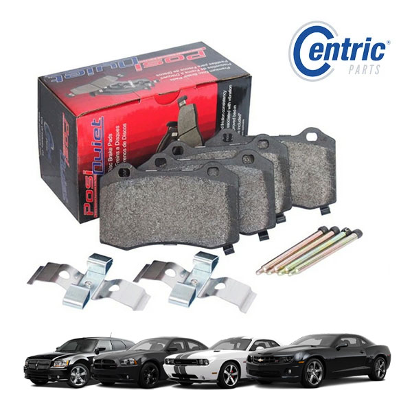 【Centric 正規品】10-15y シボレー カマロ 6.2L ダッジ DODGE 06-08y マグナム 6.1L 06-10y チャージャー 6.1L 12-16y チャージャー 6.2/6.4L 08-10y チャレンジャー 6.1L 11-16y チャレンジャー 6.2/6.4L リア ブレーキパッド 左右分セット 104.10530