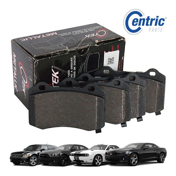 【Centric 正規品】10-15y シボレー カマロ 6.2L ダッジ DODGE 06-08y マグナム 6.1L 06-10y チャージャー 6.1L 12-16y チャージャー 6.2/6.4L 08-10y チャレンジャー 6.1L 11-16y チャレンジャー 6.2/6.4L リア ブレーキパッド 左右分セット 102.10530