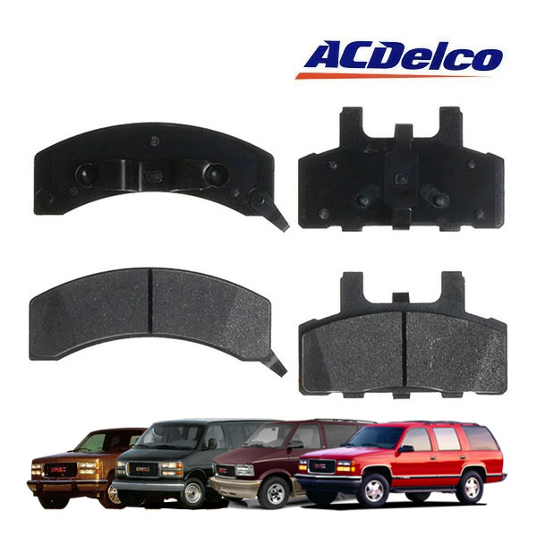 【ACDELCO 正規品】GMC 90-02y サファリ 4WD | 92-99y サバーバン | 88-98y C-1500 K-1500 | 88-98y シエラ | 96-02y サバナ 1500/2500 | 92-99y ユーコン | 99-00y ユーコンデナリ フロントブレーキパッド アドバンテージ セミメタリック 14D369MX 1台分 左右セット