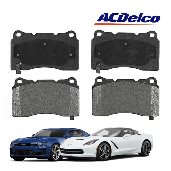 【ACDELCO 正規品】シボレー 14-19y コルベット 6.2L | 16-22y カマロ フロントブレーキパッド アドバンテージ Silver セミメタリック 14D1050M 1台分 左右セット