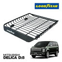 【GOODYEAR 正規品】スチール ルーフラック MEGA PRO ルーフキャリア ルーフバスケット GOODYEARロゴ入 パウダーコート仕上げ マットブラ...