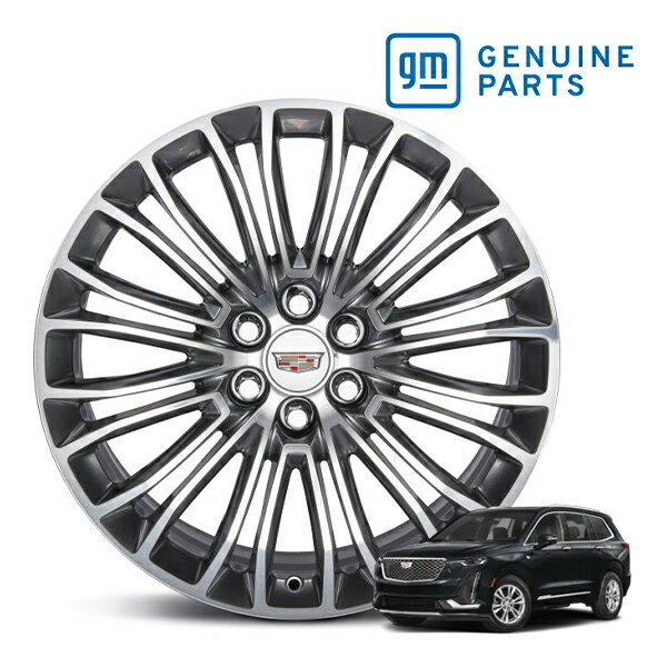 GM純正 20インチホイール 1本 23403702 ウルトラブライトマシーンド&パールニッケルフィニッシュ サイズ 20×8.0J 6穴 PCD 120mm ハブボア 66.9mm オフセット 50mm キャデラック 19y- XT6 | 17y- XT5
