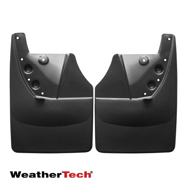 【WeatherTech 正規品】専用設計 マッドガード マッドフラップ 泥除け 120045 リア 左右セット 14-15y トヨタ タンドラ TOYOTA TUNDRA ウェザーテック