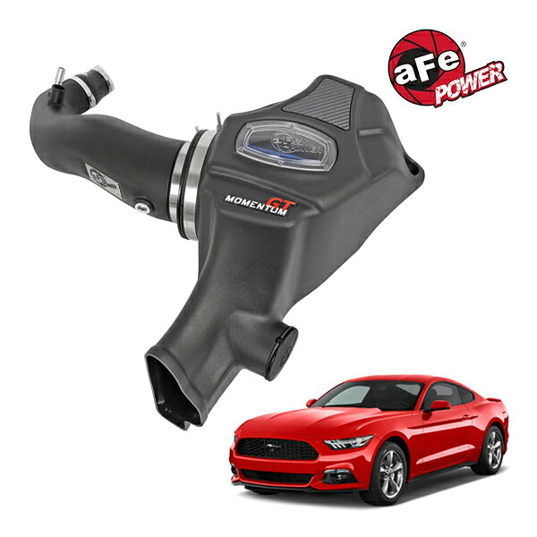 【楽天お買い物マラソン★エントリーでP10倍！】【aFe Power 正規品】15-17y フォード マスタング L4 2.3L ターボ エコブースト Momentum GT コールドエアインテーク エアフィルター Pro5R フィルター(湿式) 54-73201 エアーフィルター エアクリーナー