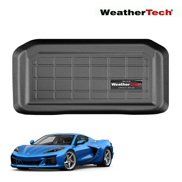 【WeatherTech 正規品】20y- シボレー コルベット C8 オールウェザー フロントカーゴプロテクター カーゴマット ラゲッジマット カーゴライナー トランクマット ブラック 401367 フロント ウェザーテック