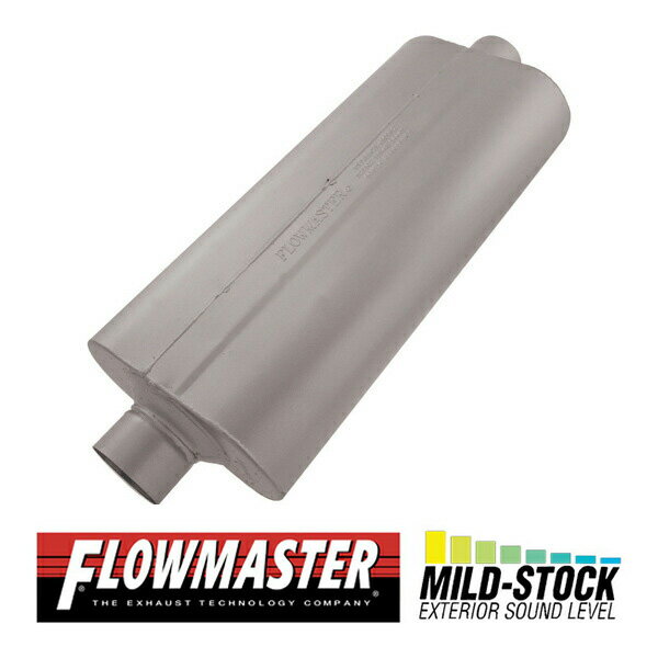 FLOW MASTER / フローマスター 70 マフラー #53070 Center in 3.00"/Center out 3.00" - Mild Sound シボレー/フォード/GMC C1500 サバーバン/F-150/F-250 スーパーデューティー/F-350 スーパーデューティー/C1500/C2500/K1500/K2500